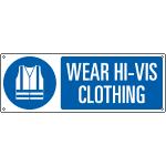 [EYE191501K] EYE191501K - sign hazard WEAR HI-VIS CLOTHING EN ISO 7010 M015