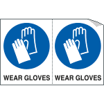 [EYE95231A] EYE95231A - sheet n. 2 label "WEAR GLOVES"