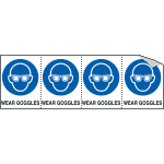 [EYE95232B] EYE95232B - sheet n. 4 label "WEAR GOGGLES"