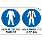 [EYE95237A] EYE95237A - sheet n. 2 label "WEAR PROTECT.CLOTHING"