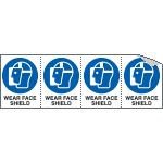[EYE95242B] EYE95242B - sheet n. 4 label "WEAR FACE SHIELD"