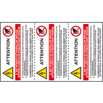 [EYF91530E] EYF91530E - Sheet n.3 label ATTENTION IL EST INTERDIT DE TRAVAILLER..EN ISO 7010