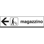 [FA6806L] FA6806L - Cartello scatolato MAGAZZINO sinistra
