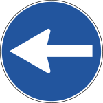 [FAH260080] FAH260080 - Disco rifrangente HI NF80b/c direzione obbligatoria