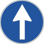 [FAH260080A] FAH260080A - Disco  rifrangente HI NF 80a direzione obbligatoria