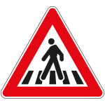 [FAR160013] FAR160013 - Triangolo rifrangente NF 13 ATTRAVERSAMENTO PEDONALE