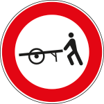 [FAR260057] FAR260057 - Disco rifr NF 57 TRANSITO vietato VEICOLI BRACCIA