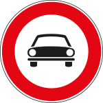 [FAR260058] FAR260058 - Disco rifrangente NF 58 TRANSITO vietato AUTO