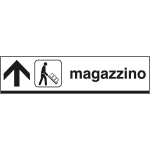 [FL6806A] FL6806A - Cartello indicazione MAGAZZINO avanti