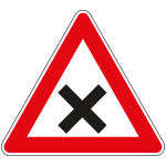 [FLH160040] FLH160040 - Cartello HI NF 40 INTERSEZIONE con PRECEDENZA DESTRA