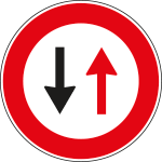 [FLR240041] FLR240041 - CartelloNF 41 DARE PRECEDENZA SENSI UNICI ALTERNATI