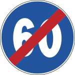 [FLR26008660] FLR26008660 - Cartello  NF 86 FINE LIMITE MINIMO KM 60