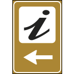 [FLR761281L] FLR761281L - Cartello NF 281 INFORMAZIONI sinistra
