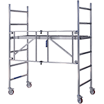 [HSP320] HSP320 - ponteggio in alluminio altezza totale m 1,95