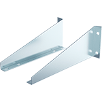 [KPCS02] KPCS02 - Coppia di staffe zincate per il serbatoio KPCS01 con attacco orizz.