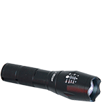 [LR547] LR547 - Torcia led steel 10w ricaricabile con astuccio e accessori