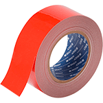 [NBN50R] NBN50R - nastro adesivo ROSSO in poliestere H mm 50x30 mt spessore mm 0,20