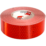 [NSR7070R] NSR7070R - nastro mt. 50 autoadesivo rifrang.ECE/ONU 104 x superfici rigide ROSSO