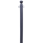 [PAA60] PAA60 - Paletto parapedonale verniciato antracite diam. 60