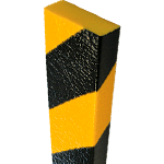 [PGE520] PGE520 - Paracolpi tipo D piatto m 1 giallo nero
