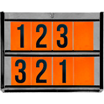 [PNK6106G] PNK6106G - Pannello inox numeri intercambiabili per G.P.L.