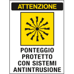 [PO5026] PO5026 - cartello in Polionda Ponteggio protetto