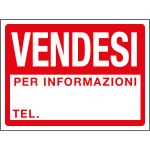 [PO5050] PO5050 - Cartello in Polionda VENDESI