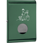 [PRR015S] PRR015S - distributore di sacchetti x deiezioni canine VUOTO collari esclusi