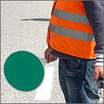 [PSS30] PSS30 - Paletta segnaletica per moviere fondo rosso/verde