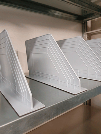 [SCS040S] SCS040S - separatore magnetico colore grigio lunghezza mm 400 h. mm 200