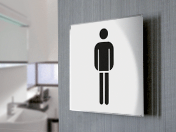 [SECT20A] SECT20A - segnale  in vetro CRYSTAL monofacciale 150x150 piu'simbolo