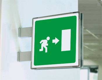 [SEM15153BA] SEM15153BA - segnale alluminio METAL a bandiera bifacciale piu'simbolo 150x150