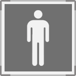 [SEM15642A] SEM15642A - segnale alluminio METAL monofacciale 150x150 piu'simbolo