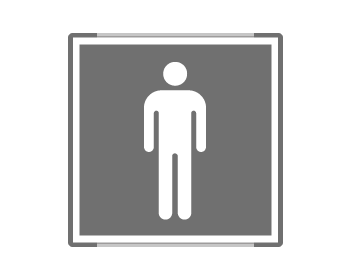 [SEM15642GC] SEM15642GC - segnale alluminio METAL profilo GRIGIO monofacciale 210x210 + simbolo