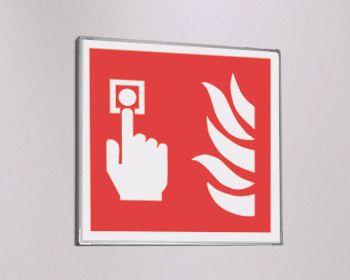 [SEME15117A] SEME15117A - segnaletica all.Metal mono Allarme antincendio EN ISO 7010 F005