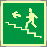 [SEML15164G] SEML15164G - segnale fotoluminescente in alluminio METAL monofacciale 210x210