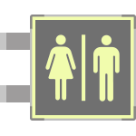 [SEML15644BG] SEML15644BG - segnale fotoluminescente in alluminio METAL bifacciale 210x210