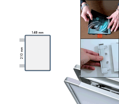 [SEMS2115BBS] SEMS2115BBS - segnale alluminio METALSIGN a bandiera bifacciale colore BLU
