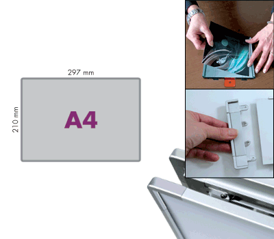 [SEMS2129] SEMS2129 - segnale alluminio METALSIGN monofacciale 297x210 neutro