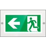 [SEPE715101R] SEPE715101R - targa PLexi monof.uscita di emergenza sn fissaggio a vite EN ISO 7010