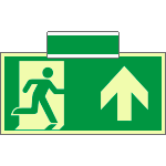 [SICLE715103SM] SICLE715103SM - sistema COLORFIX VERDE bifacc/sosp.luminescente Usc.Emer.Nord ISO 7010