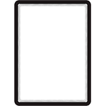 [SMCA498N] SMCA498N - confezione da 2 cornici magnetiche formato A4 scrivibile e canc.