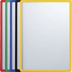 [SMCA529] SMCA529 - confezione 5 buste ADESIVE removib. e riposiz.colori assortiti f.to A4