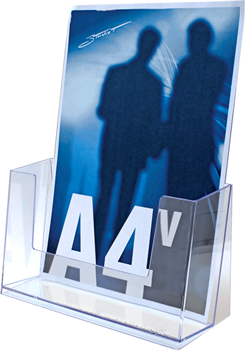 [SMET301] SMET301 - porta depliant da tavolo formato A4 a 1 posto