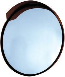 [SP209] SP209 - Specchio infrangibile dia.900 plastica con visiera