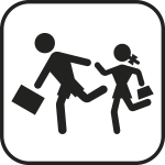 [SR184] SR184 - Etichetta adesiva rifrangente Bambini