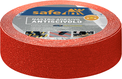 [SWDS50R] SWDS50R - rotolo antiscivolo tipo STANDARD h.mm 50 x m.18,3 colore ROSSO