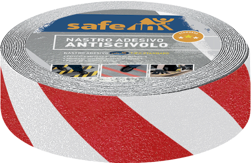 [SWDS50RW] SWDS50RW - rotolo antiscivolo tipo STANDARD h.mm 50 x m.18,3 colore ROSSO/BIANCO