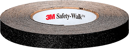 [SWN019] SWN019 - rotolo da m 18,2 antiscivolo Safety Walk nero H 19 mm
