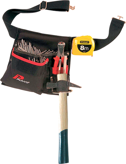 [TPU546] TPU546 - cintura da carpentiere con portamartello,portametro,chiodi